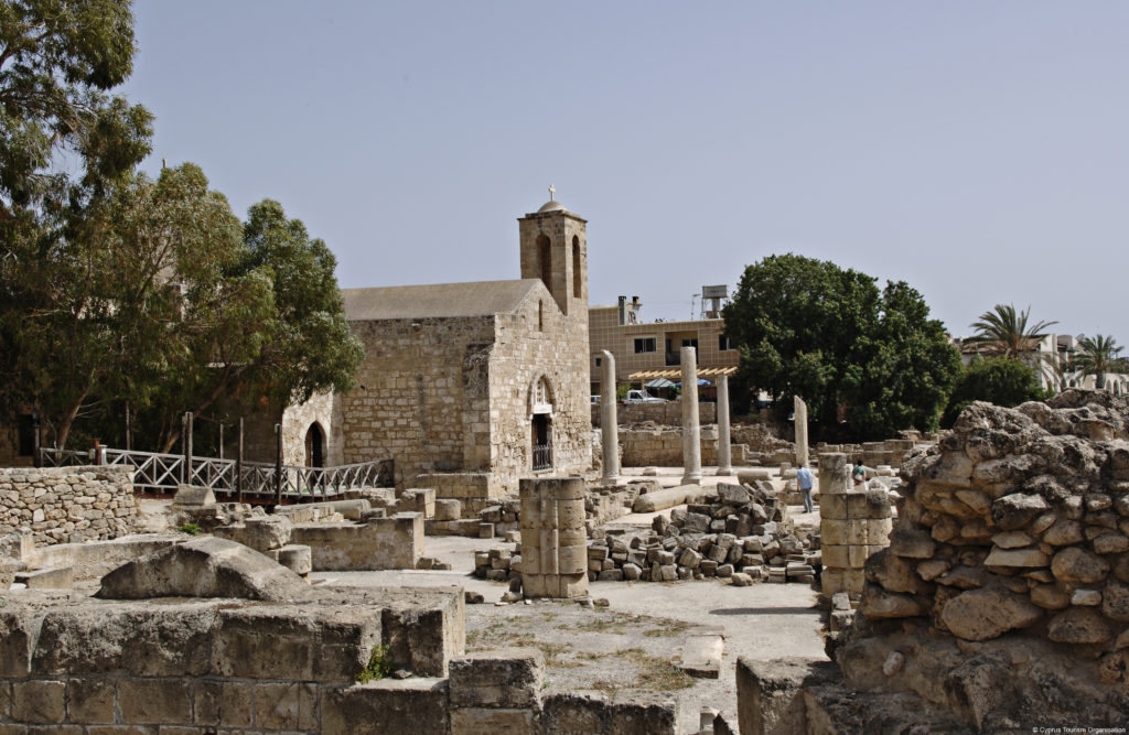 Pafos St Pauls Pillar Panagia Chrysopolitissa Church - Cyprus.com